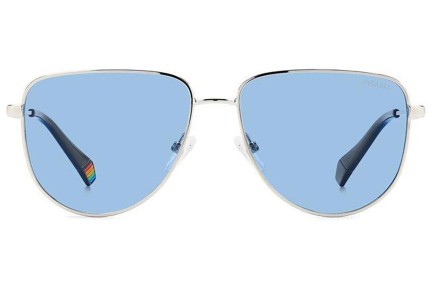 Ochelari de soare Polaroid PLD6196/S/X 010/C3 Polarized Ovali Argintii