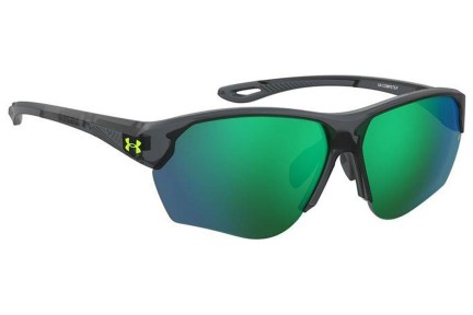 Ochelari de soare Under Armour UACOMPETE/F 63M/V8 Dreptunghiulari Gri