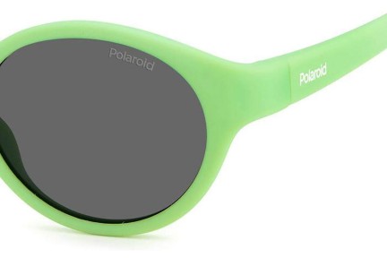 Ochelari de soare Polaroid Junior PLDK007/S 1ED/M9 Polarized Ovali Verzi