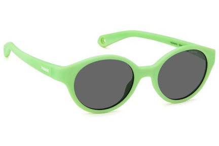 Ochelari de soare Polaroid Junior PLDK007/S 1ED/M9 Polarized Ovali Verzi