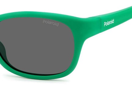 Ochelari de soare Polaroid Junior PLDK006/S 1ED/M9 Polarized Dreptunghiulari Verzi