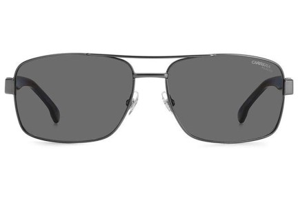 Ochelari de soare Carrera CARRERA8063/S R80/M9 Polarized Dreptunghiulari Argintii