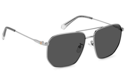 Ochelari de soare Polaroid PLD4141/G/S/X KJ1/M9 Polarized Pătrați Argintii