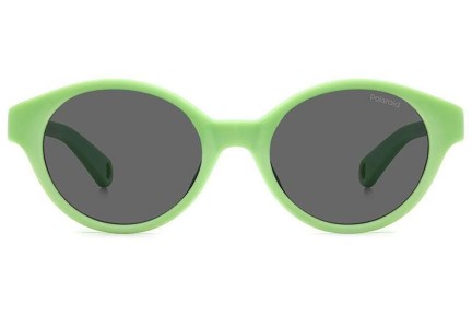 Ochelari de soare Polaroid Junior PLDK007/S 1ED/M9 Polarized Ovali Verzi