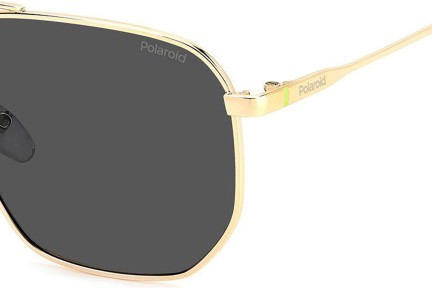 Ochelari de soare Polaroid PLD4141/G/S/X 2F7/M9 Polarized Pătrați Aurii