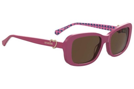 Ochelari de soare Love Moschino MOL060/S MU1/70 Dreptunghiulari Roz