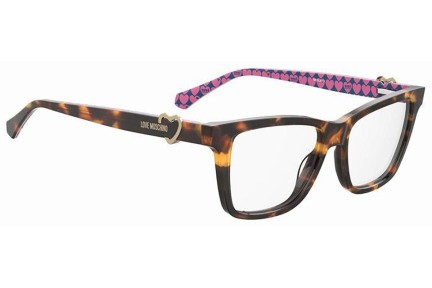 Ochelari Love Moschino MOL610 05L Dreptunghiulari Havana