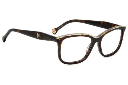 Ochelari Carolina Herrera HER0147 C9K Dreptunghiulari Havana