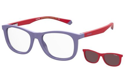 Ochelari Polaroid Junior PLD8054/CS 7PR/KL Polarized Dreptunghiulari Violeți