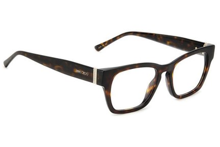 Ochelari Jimmy Choo JC370 086 Dreptunghiulari Havana