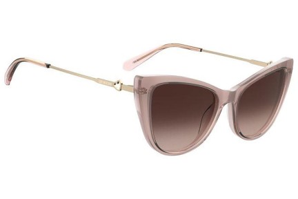 Ochelari de soare Love Moschino MOL062/S FWM/HA Cat Eye Bej