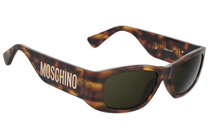 Ochelari de soare Moschino MOS145/S 05L/70 Dreptunghiulari Havana