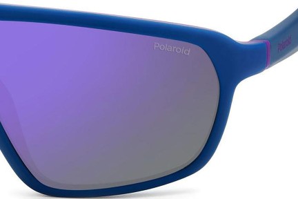 Ochelari de soare Polaroid PLD2142/S 802/MF Polarized Oversize Albaștri