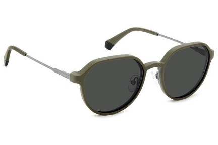 Ochelari Polaroid PLD6204/CS SMF/M9 Polarized Ovali Argintii