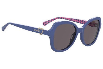 Ochelari de soare Love Moschino MOL059/S PJP/IR Cat Eye Albaștri