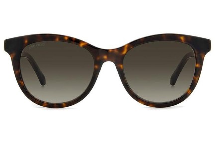 Ochelari de soare Jimmy Choo ANNABETH/S 086/HA Cat Eye Havana