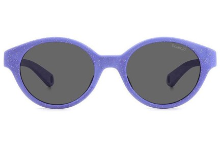 Ochelari de soare Polaroid Junior PLDK007/S MW2/M9 Polarized Ovali Violeți