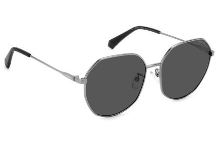 Ochelari de soare Polaroid PLD4140/G/S/X KB7/M9 Polarized Pătrați Argintii