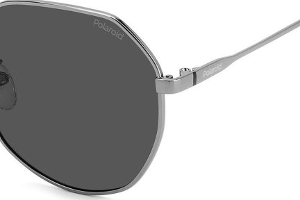 Ochelari de soare Polaroid PLD4140/G/S/X KB7/M9 Polarized Pătrați Argintii