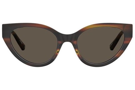 Ochelari de soare Love Moschino MOL064/S 05L/70 Cat Eye Havana