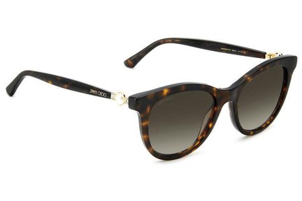 Ochelari de soare Jimmy Choo ANNABETH/S 086/HA Cat Eye Havana