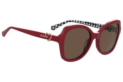 Ochelari de soare Love Moschino MOL059/S C9A/70 Cat Eye Roșii