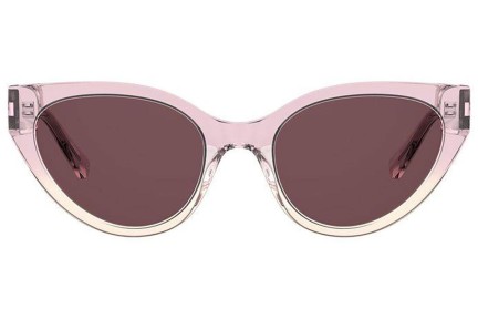 Ochelari de soare Love Moschino MOL064/S 35J/U1 Cat Eye Roz