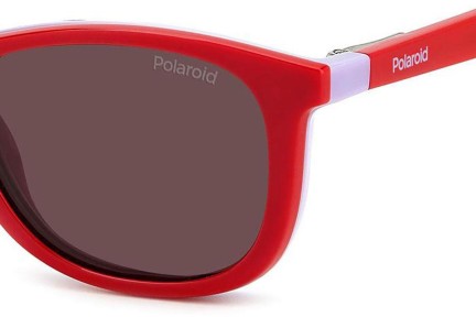 Ochelari Polaroid Junior PLD8054/CS 7PR/KL Polarized Dreptunghiulari Violeți