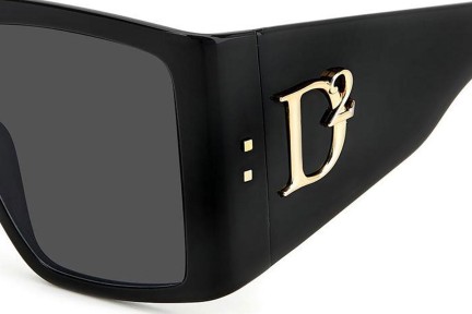 Ochelari de soare Dsquared2 D20096/S 807/IR Pătrați Negri