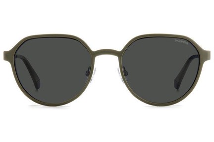 Ochelari Polaroid PLD6204/CS SMF/M9 Polarized Ovali Argintii