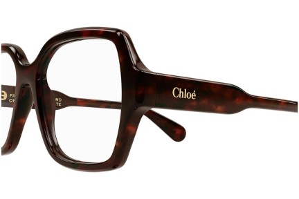 Ochelari Chloe CH0155O 002 Oversize Havana