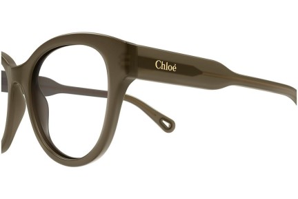 Ochelari Chloe CH0163O 008 Rotunzi Verzi