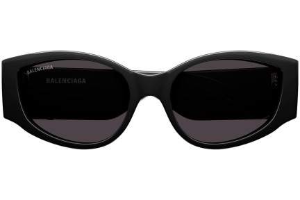 Ochelari de soare Balenciaga BB0258S 001 Dreptunghiulari Negri