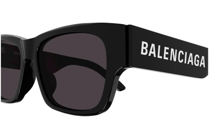 Ochelari de soare Balenciaga BB0262SA 001 Dreptunghiulari Negri