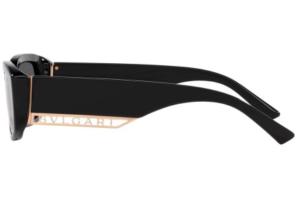 Ochelari de soare Bvlgari BV8259 501/T3 Polarized Dreptunghiulari Negri