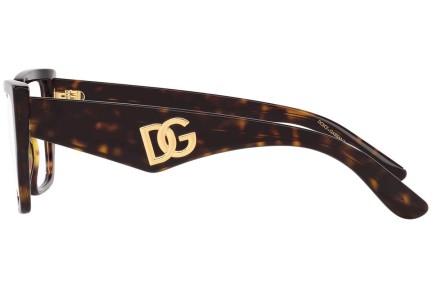 Ochelari Dolce & Gabbana DG3373 502 Pătrați Havana