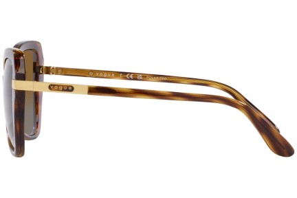 Ochelari de soare Vogue Eyewear VO5479S 1508T5 Polarized Cat Eye Havana