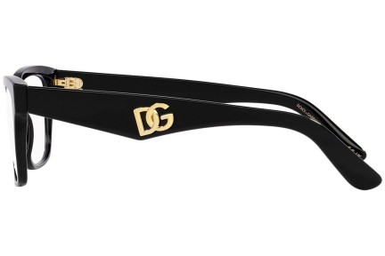 Ochelari Dolce & Gabbana DG3370 501 Dreptunghiulari Negri