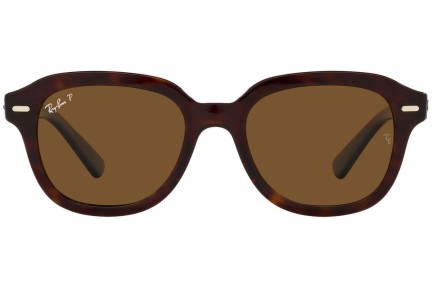 Ochelari de soare Ray-Ban Erik RB4398 902/57 Pătrați Havana