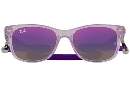 Ochelari de soare Ray-Ban Junior New Wayfarer Junior RJ9052S 7147B1 Pătrați Violeți