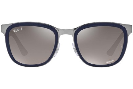 Ochelari de soare Ray-Ban Clyde RB3709 004/5J Polarized Pătrați Gri