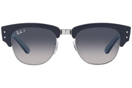 Ochelari de soare Ray-Ban Mega Clubmaster RB0316S 136678 Browline Albaștri