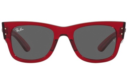 Ochelari de soare Ray-Ban Mega Wayfarer RB0840S 6679B1 Pătrați Roșii