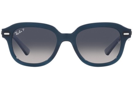 Ochelari de soare Ray-Ban Erik RB4398 667678 Polarized Pătrați Albaștri