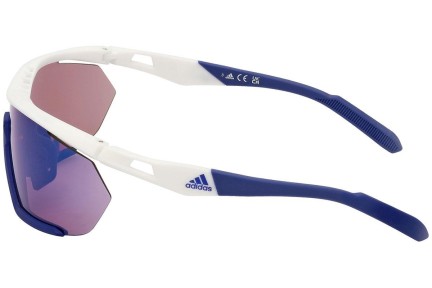 Ochelari de soare Adidas Sport SP0072 24X Lentilă unică | Shield Albi