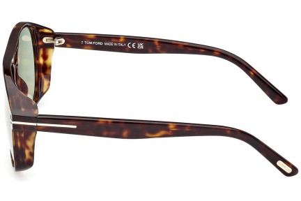 Ochelari de soare Tom Ford FT1022 52N Pilot Havana