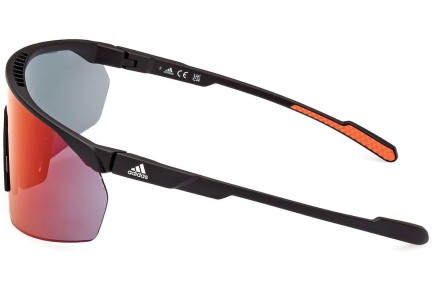 Ochelari de soare Adidas Sport SP0075 02Z Lentilă unică | Shield Negri