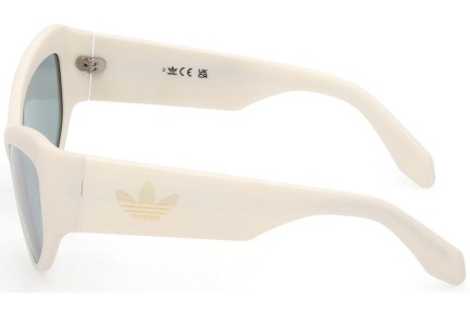 Ochelari de soare Adidas Originals OR0089 21X Cat Eye Albi