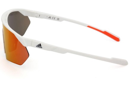 Ochelari de soare Adidas Sport SP0076 21L Lentilă unică | Shield Albi