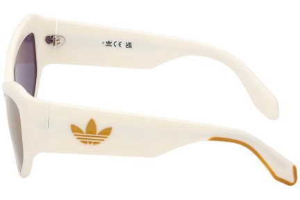 Ochelari de soare Adidas Originals OR0089 21G Cat Eye Albi